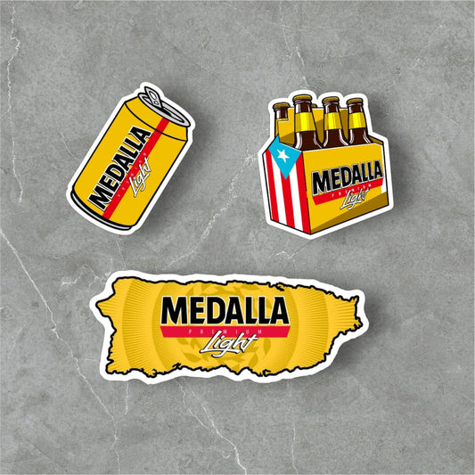 Medalla Pack 3 Stickers