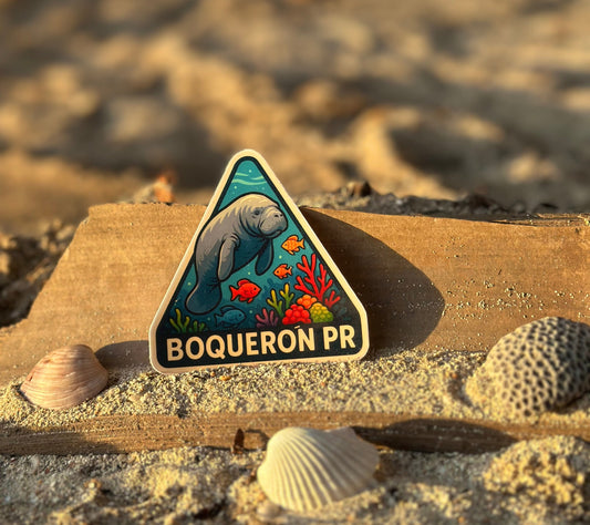 Manatí Boquerón Sticker
